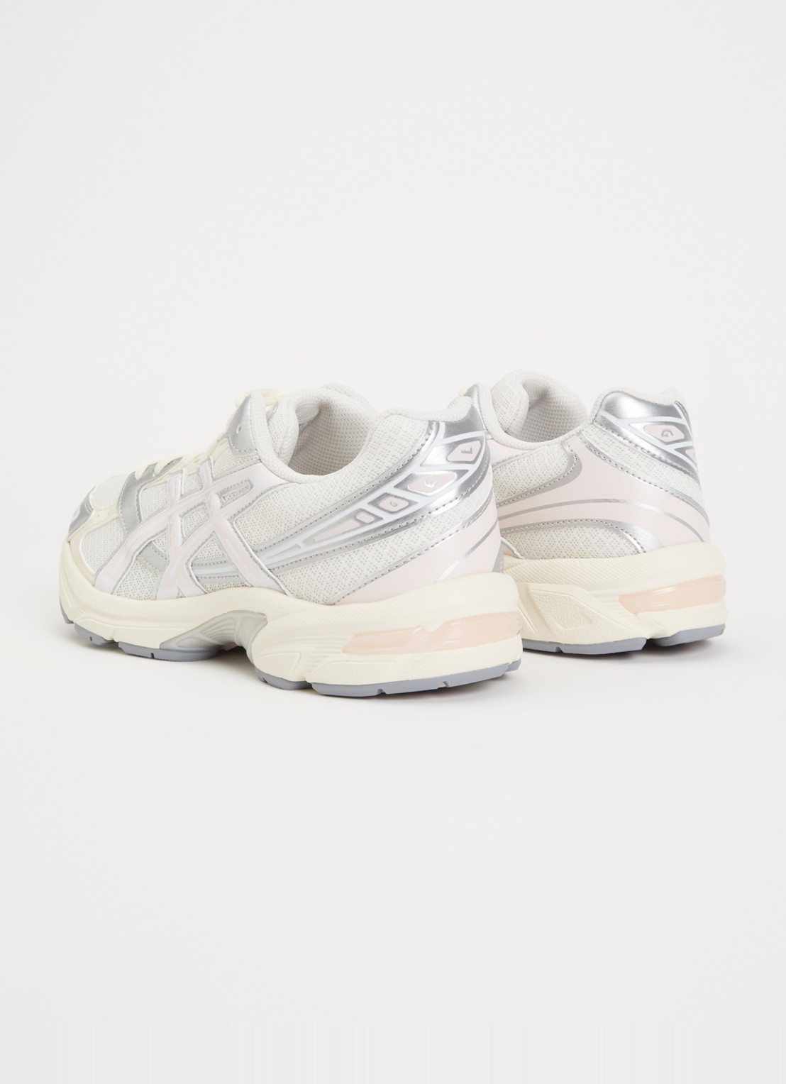ASICS Gel-1130 sneaker met mesh details - achterkant 5 creme