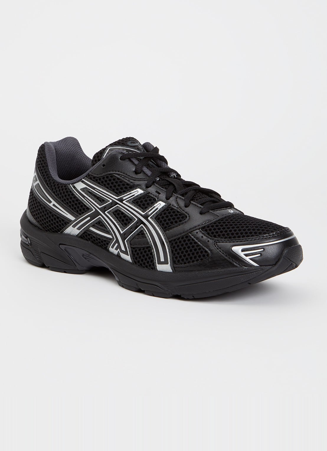ASICS Gel-1130 sneaker met mesh details - voorkant zwart