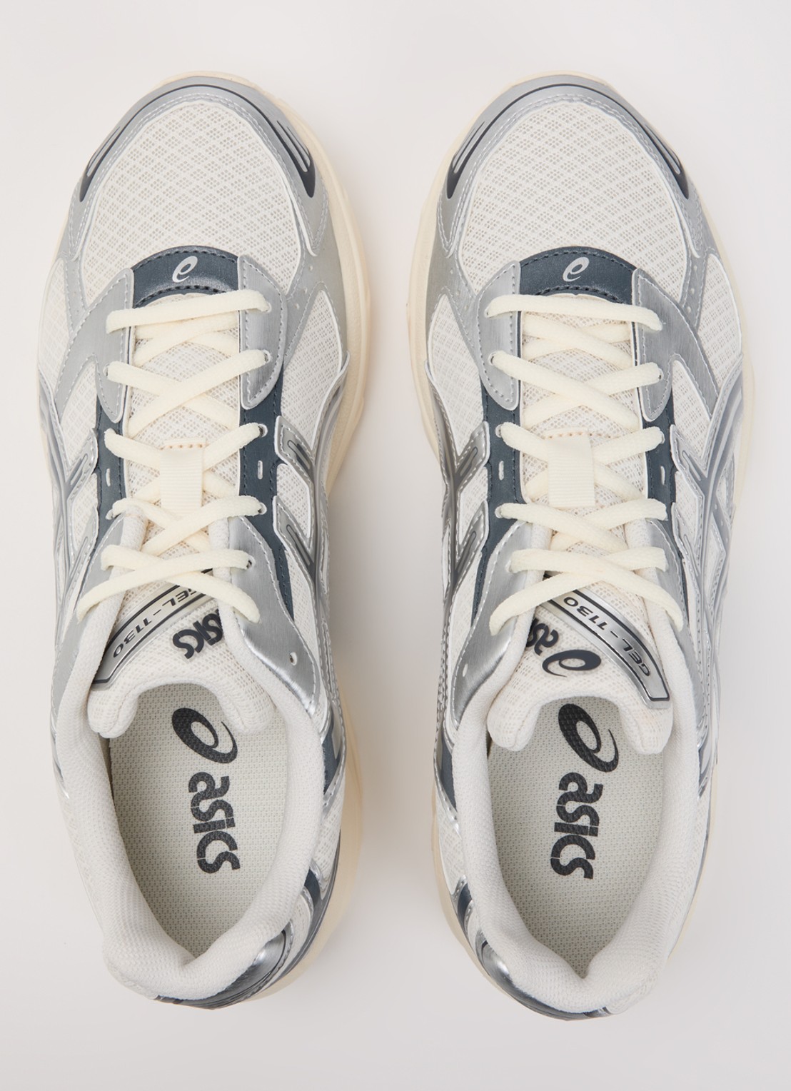 ASICS Gel-1130 sneaker met mesh details - detail 4 gebroken wit