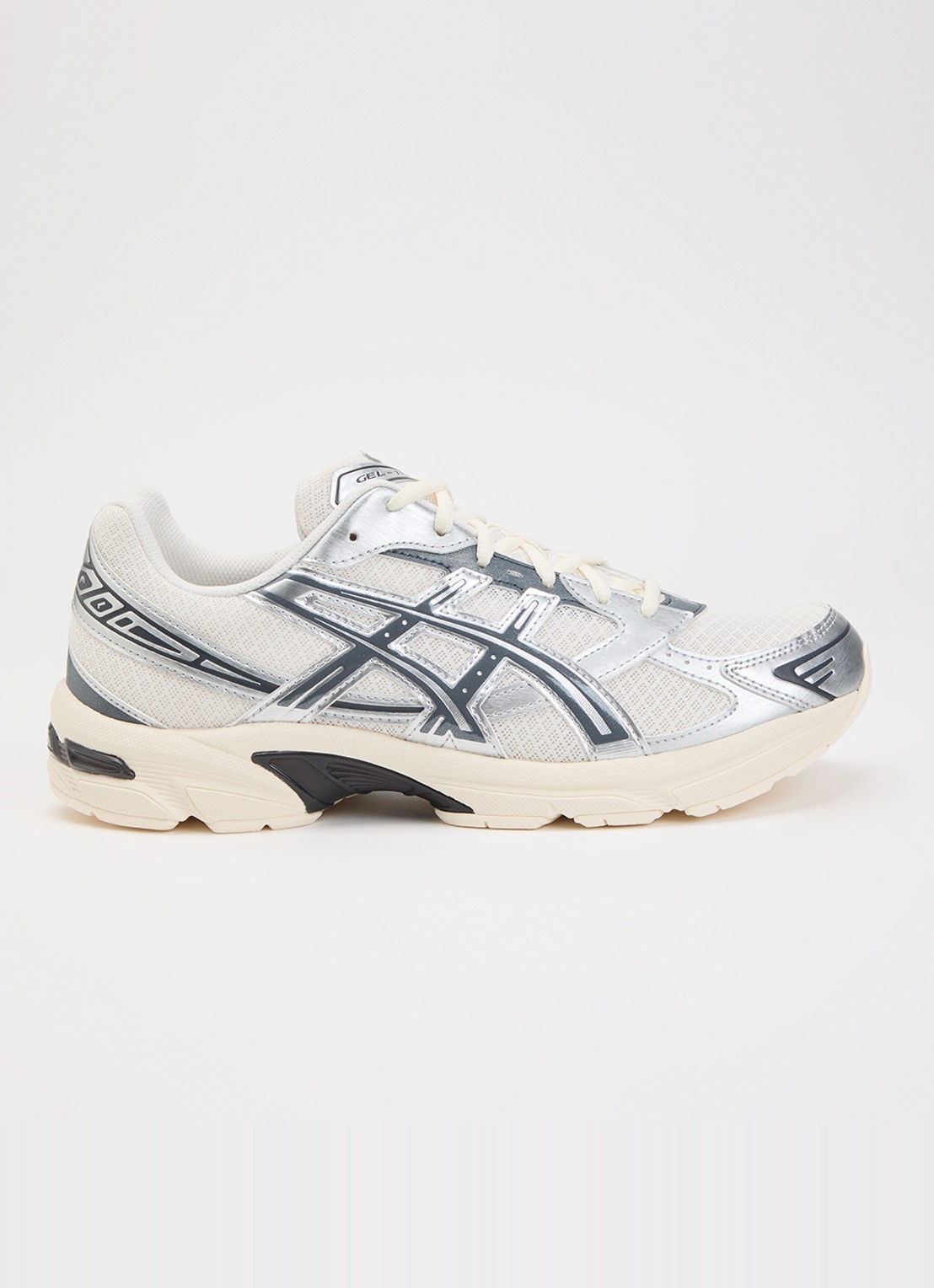 ASICS Gel-1130 sneaker met mesh details - voorkant 2 gebroken wit