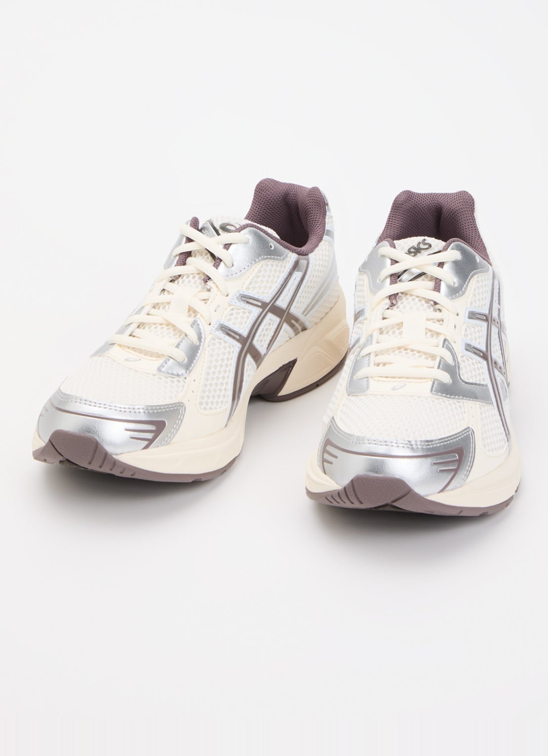 ASICS Gel-1130 sneaker met mesh details - detail 2 gebroken wit
