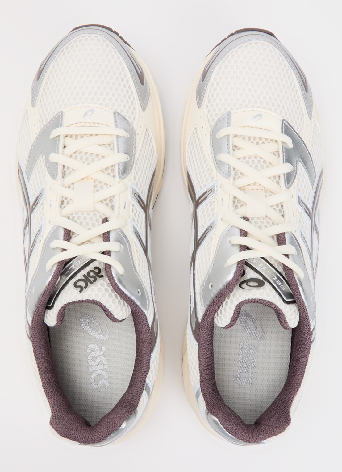 ASICS Gel-1130 sneaker met mesh details - detail 3 gebroken wit