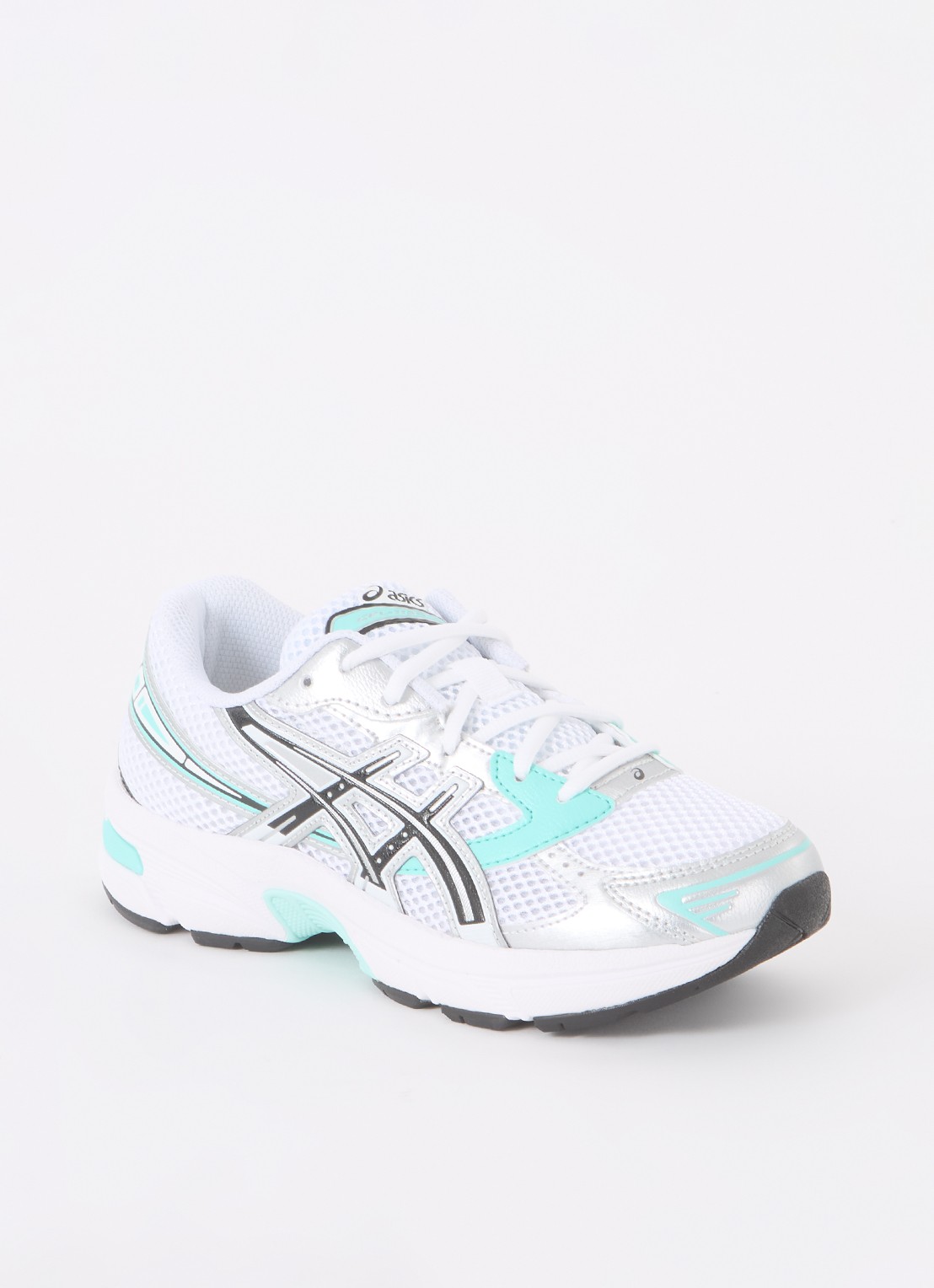 ASICS Gel-1130 sneaker met mesh details - voorkant mint