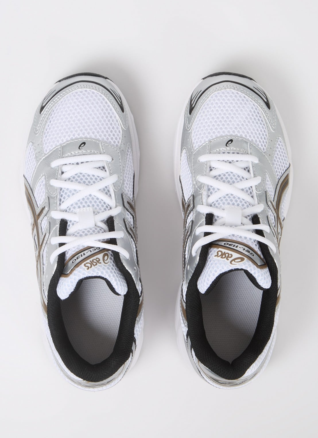 ASICS Gel-1130 sneaker met mesh details - detail 4 bruin