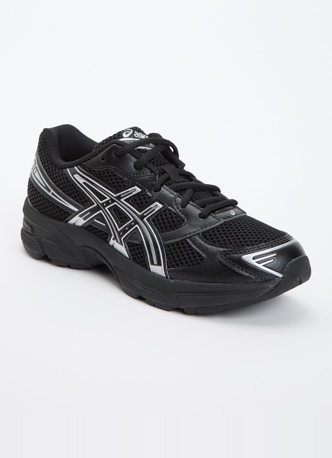 ASICS Gel-1130 sneaker met mesh details - voorkant 5 zwart