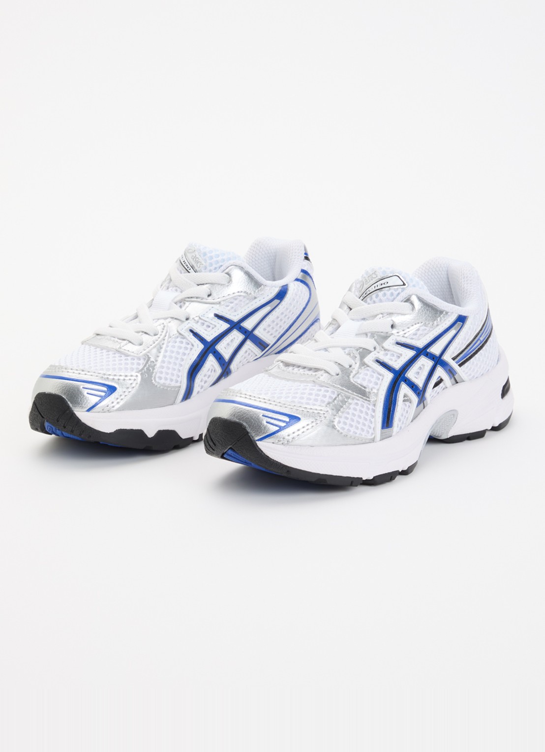 ASICS Gel-1130 sneaker met mesh details - voorkant 2 kobaltblauw