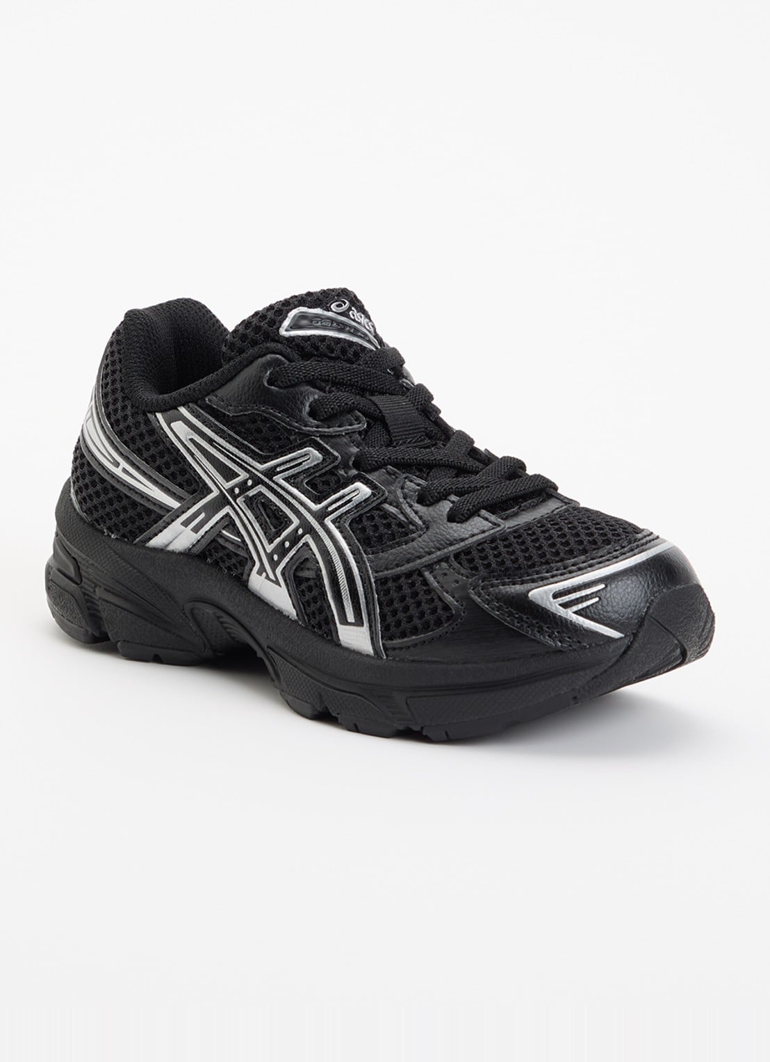 ASICS Gel-1130 sneaker met mesh details - voorkant 2 zwart