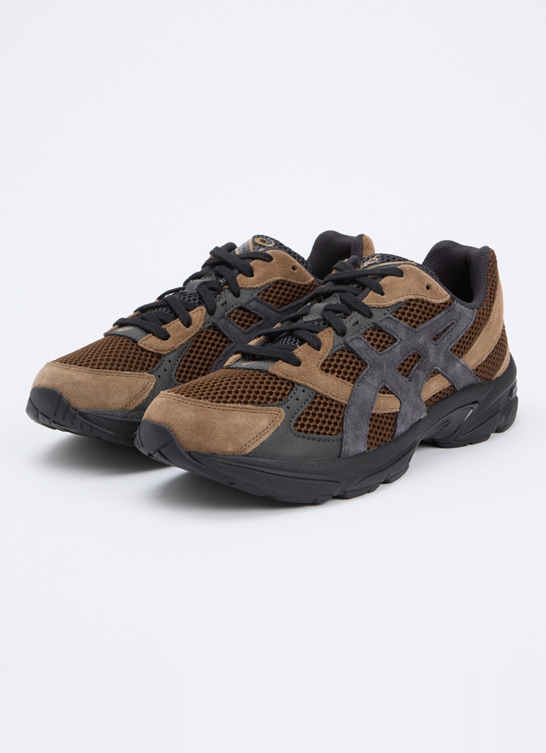 ASICS Gel-1130 sneaker met suède details - detail 2 donkerbruin