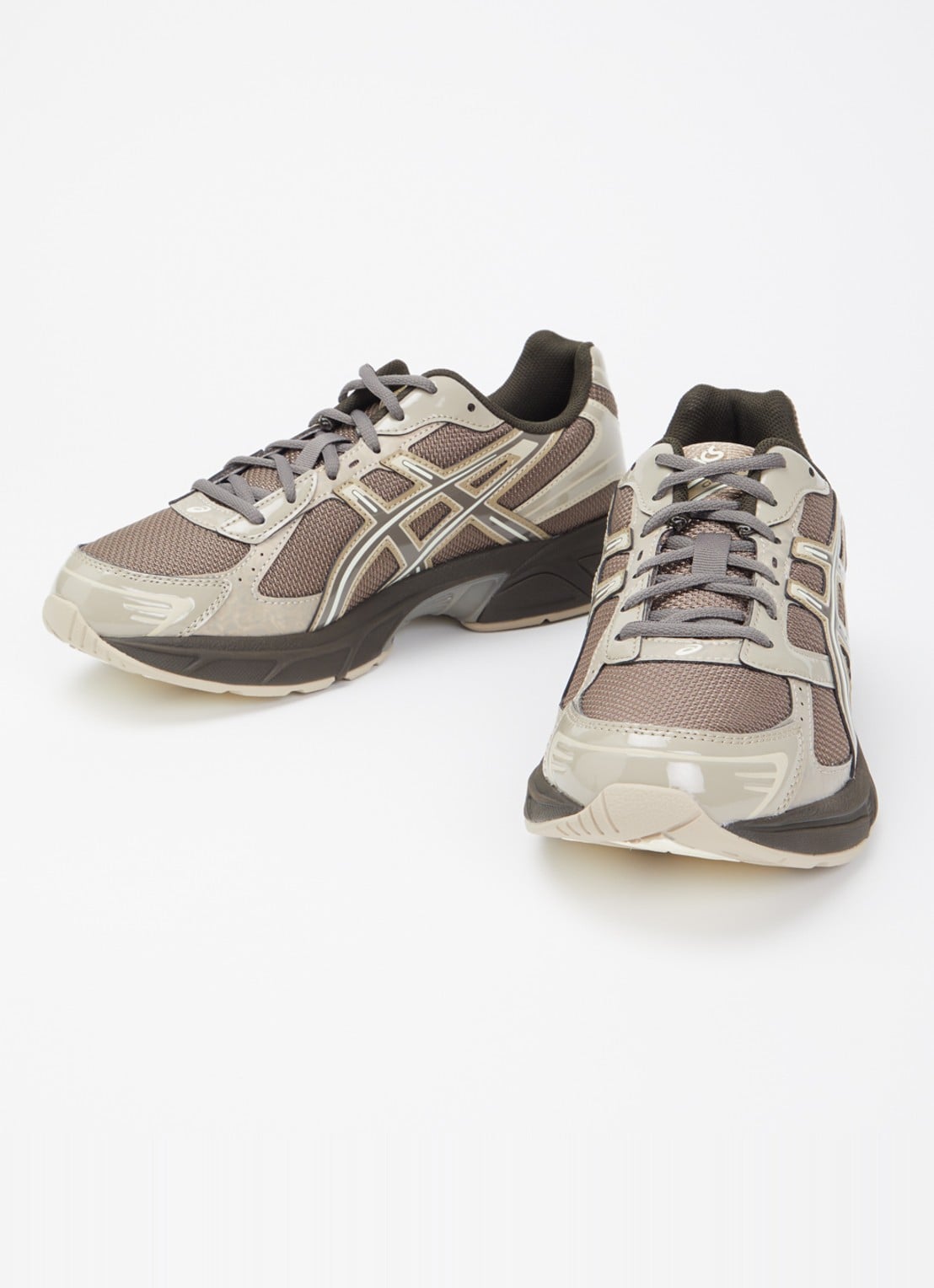 ASICS Gel-1130 sneaker van mesh met logo - detail 3 lichtbruin