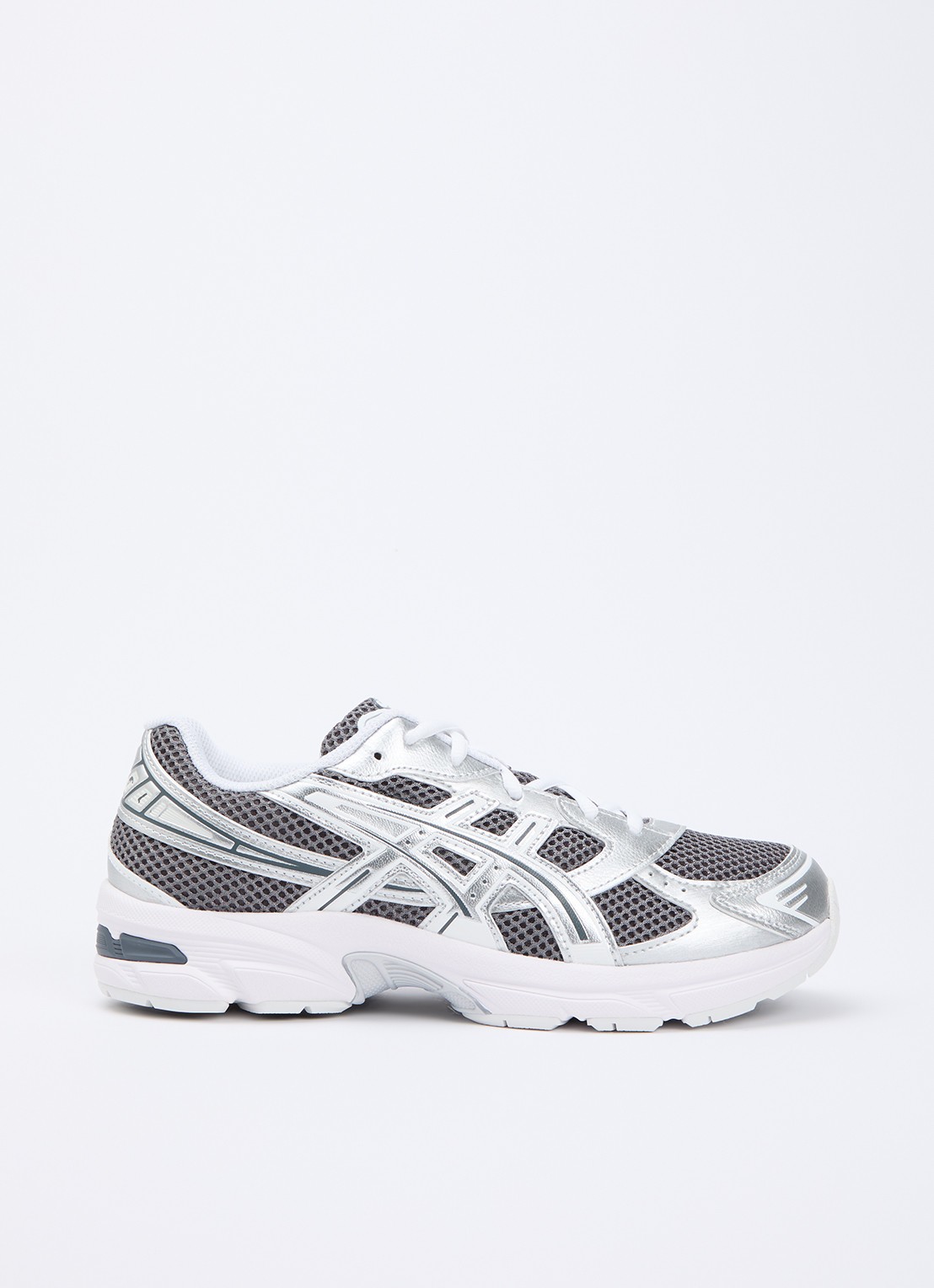 ASICS Gel-1130 sneaker van mesh met logo - voorkant 2 grijs