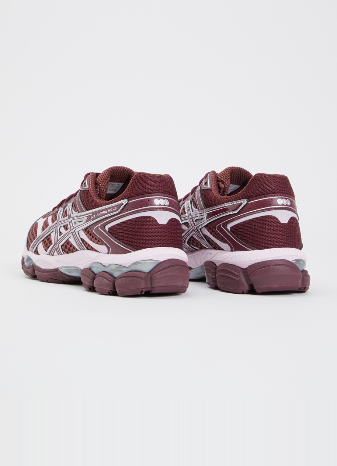 ASICS Gel-Cumulus 16 sneaker met mesh details - achterkant 4 bordeauxrood