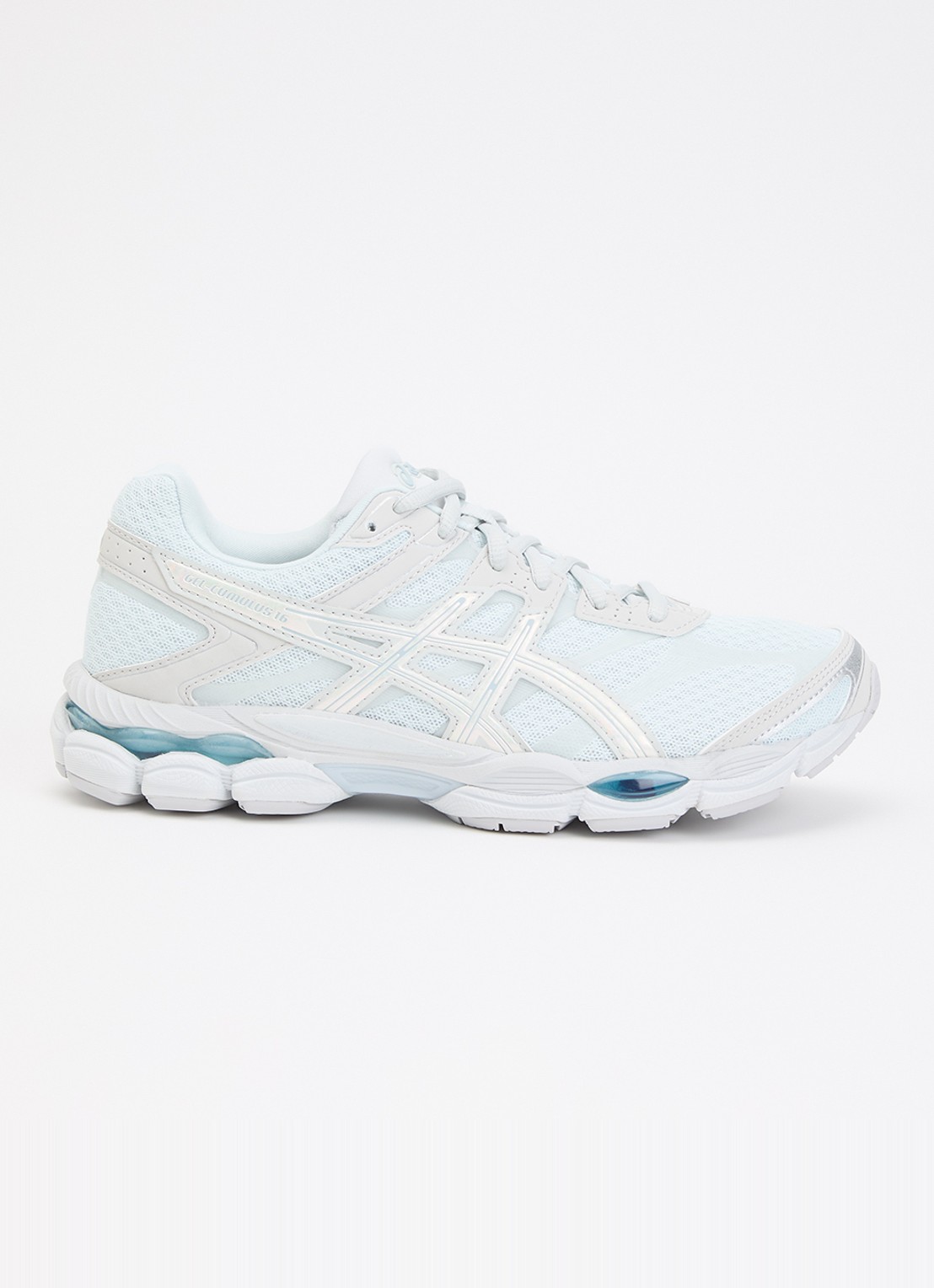 ASICS Gel-Cumulus 16 sneaker met mesh details - voorkant 5 lichtblauw