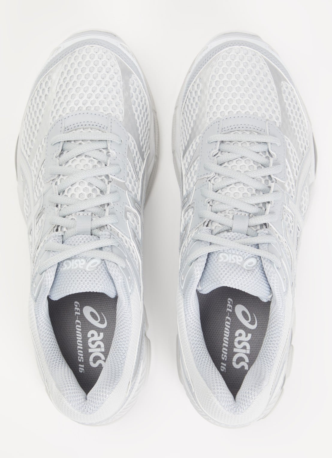 ASICS Gel-Cumulus 16 sneaker met mesh details - detail 2 lichtgrijs