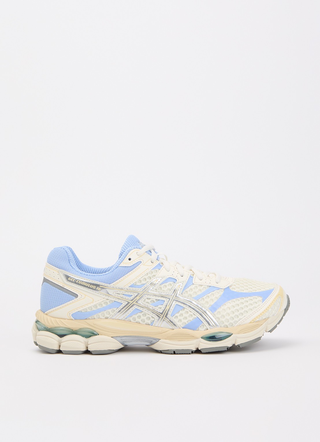 ASICS Gel-Cumulus sneaker met mesh details - voorkant ivoor