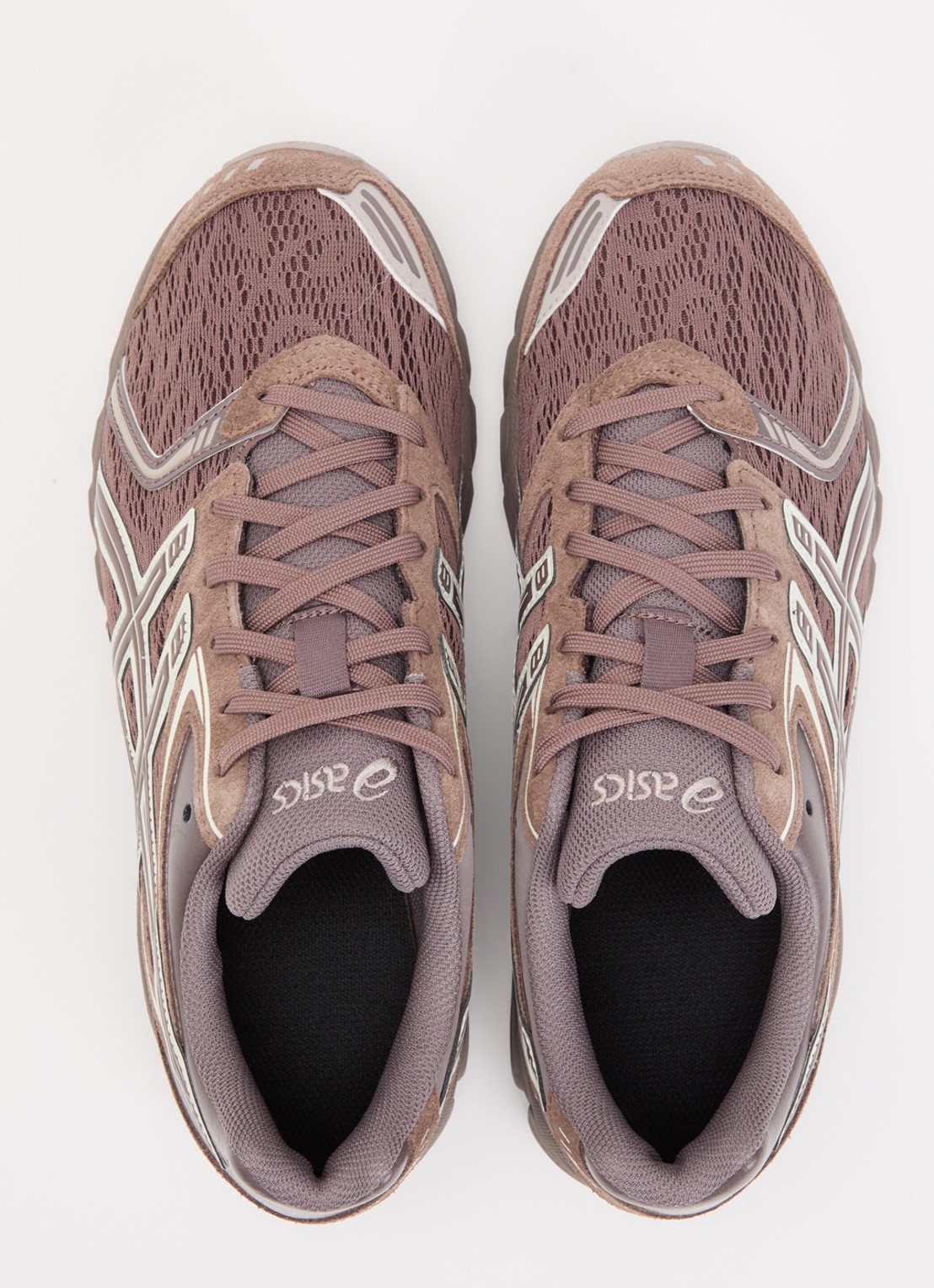 ASICS Gel-DS Trainer 14 sneaker met mesh details - detail 4 taupe