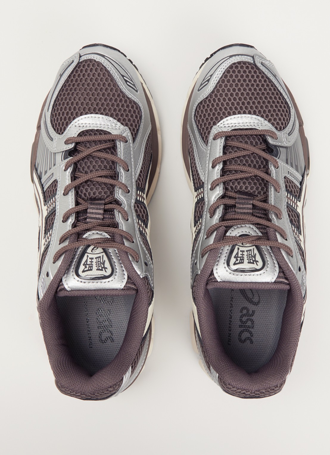 ASICS Gel-Kayano 12.1 sneaker met mesh details - detail 2 bruin