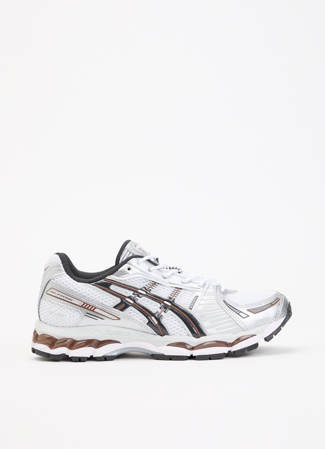 ASICS Gel-Kayano 12.1 sneaker met mesh details - voorkant grijs
