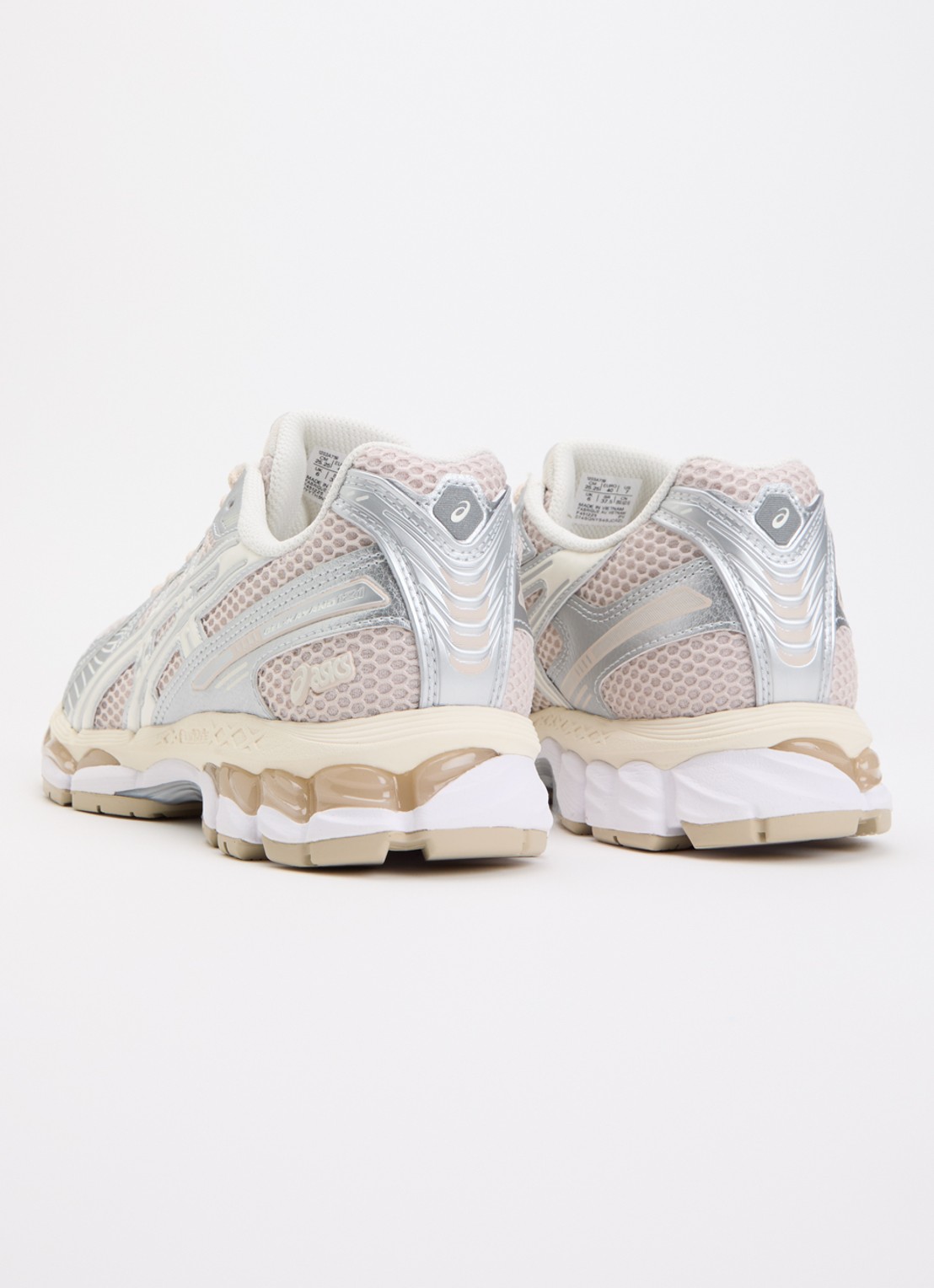 ASICS Gel-Kayano 12.1 sneaker met mesh details - achterkant 2 beige