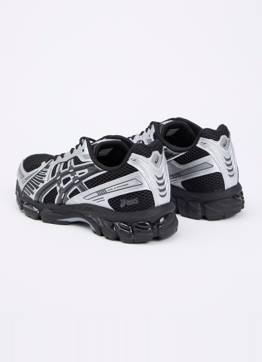 ASICS Gel-Kayano 12.1 sneaker met mesh details - achterkant zwart