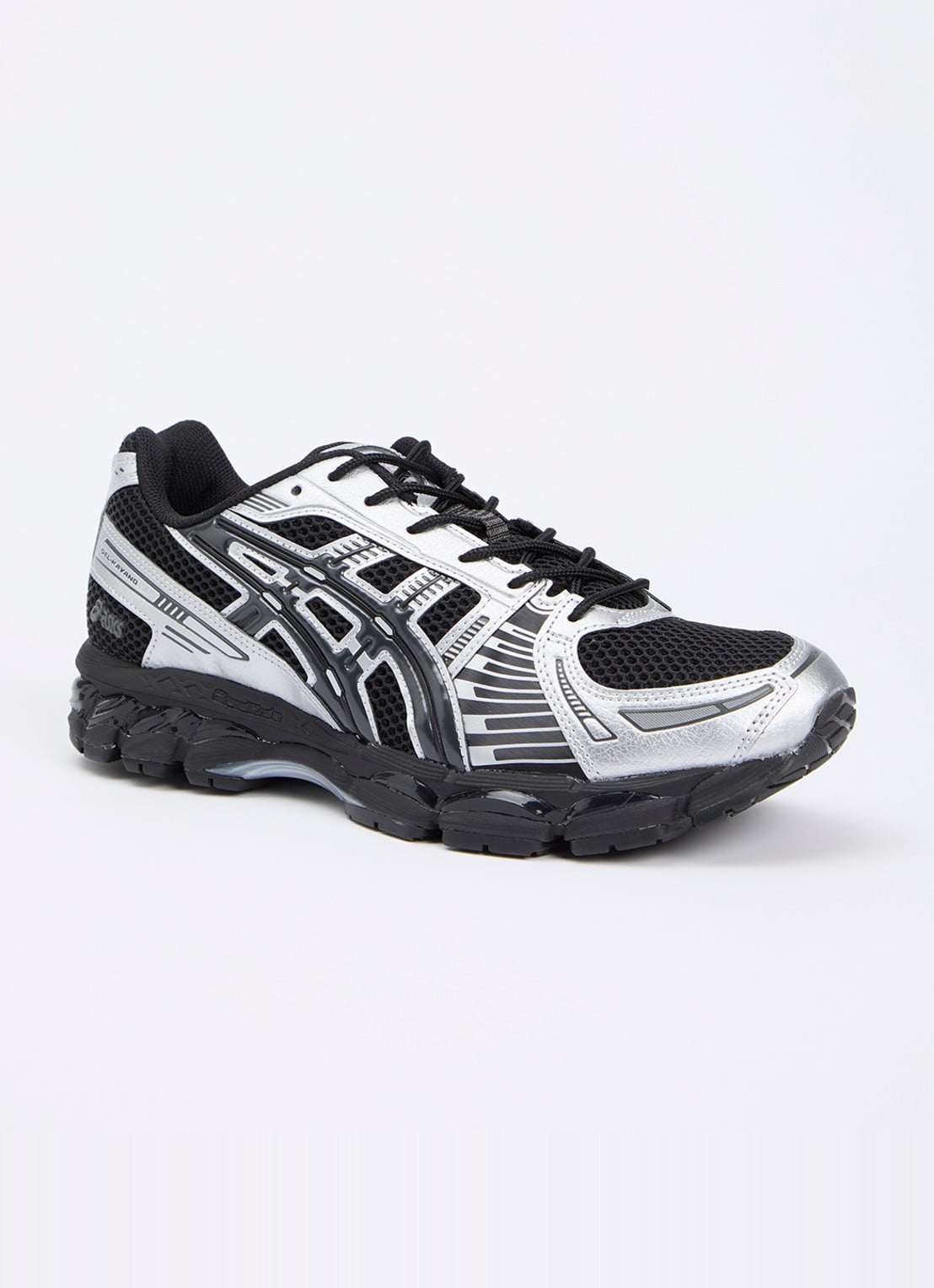 ASICS Gel-Kayano 12.1 sneaker met mesh details - voorkant 5 zwart