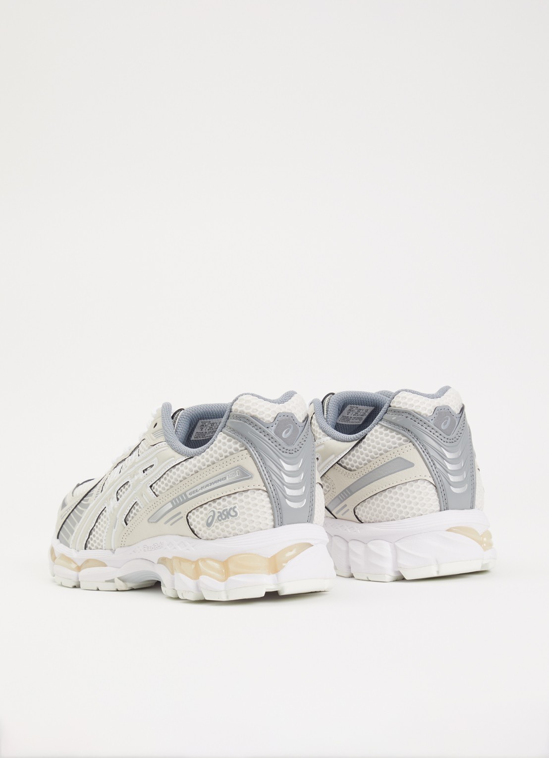 ASICS Gel-Kayano 12.1 sneaker met mesh details - achterkant lichtgrijs