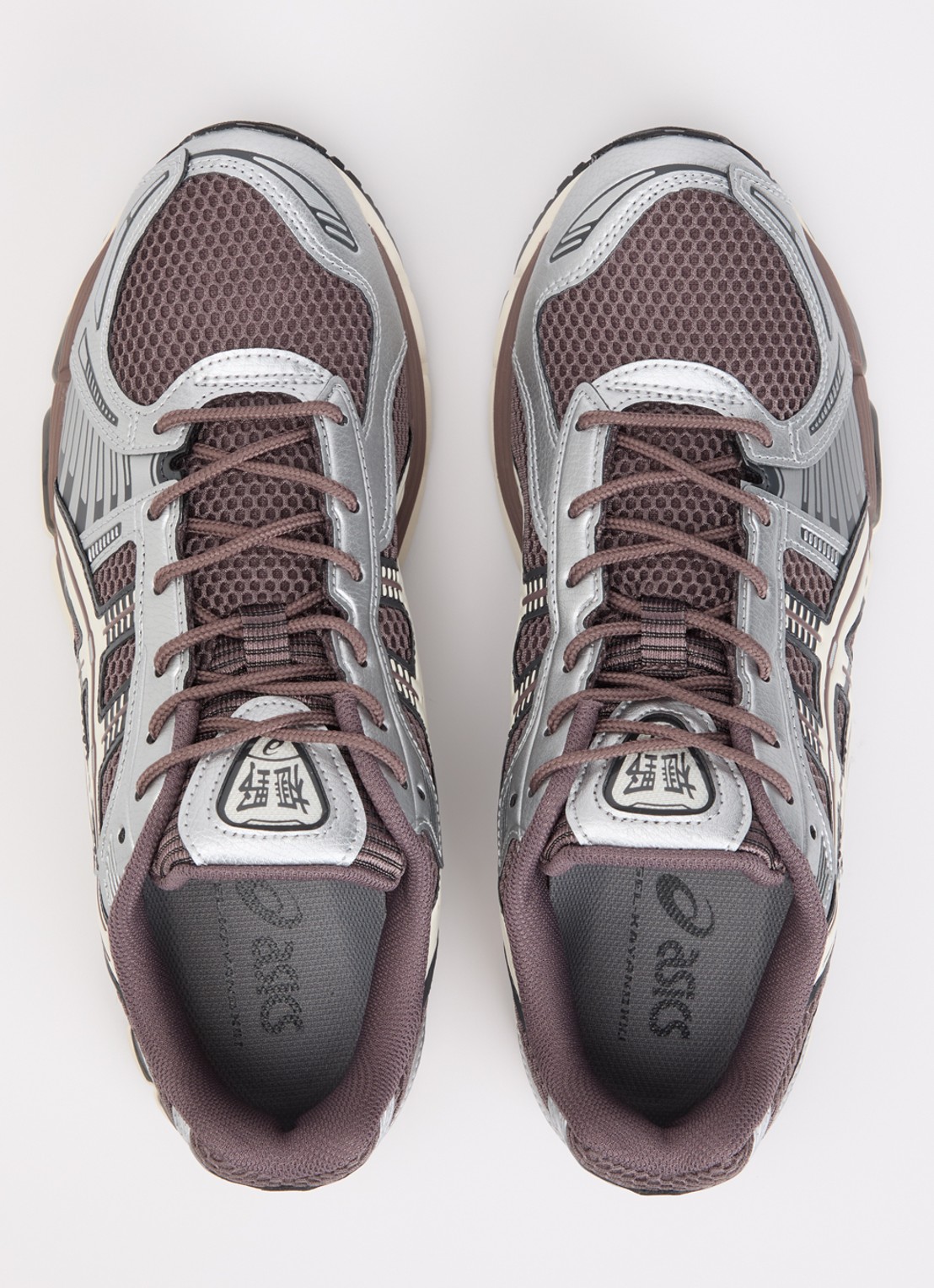 ASICS Gel-Kayano 12.1 sneaker met mesh details - detail 4 gebroken wit