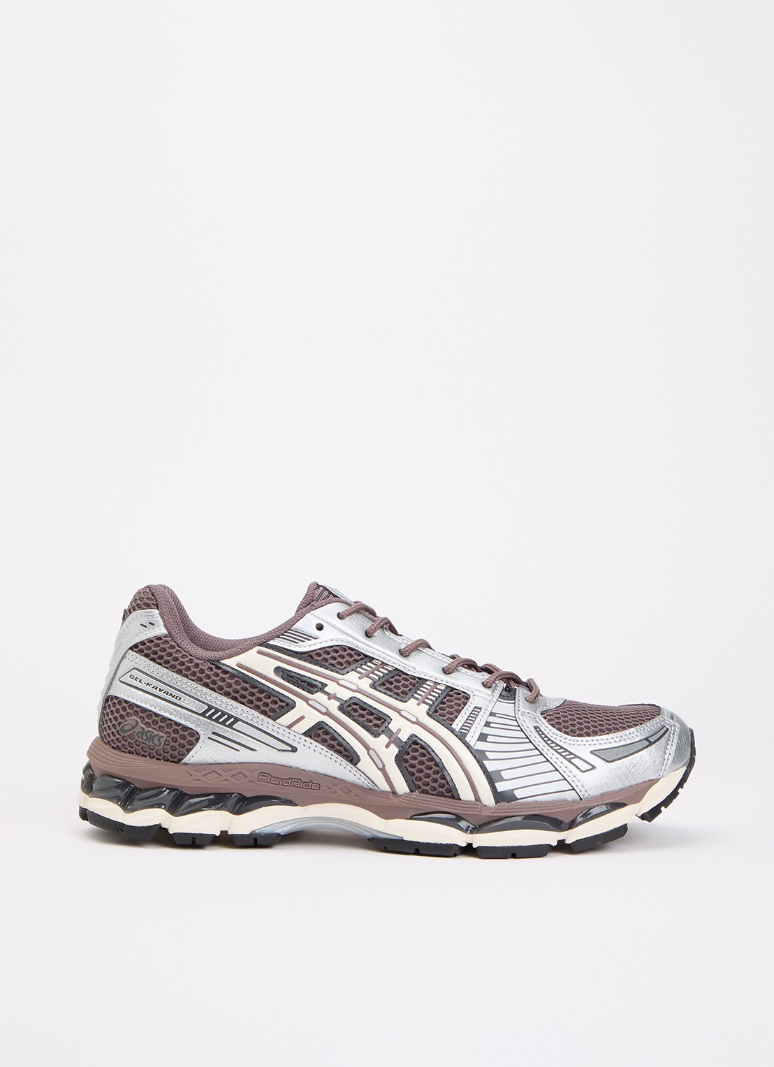 ASICS Gel-Kayano 12.1 sneaker met mesh details - voorkant 2 gebroken wit