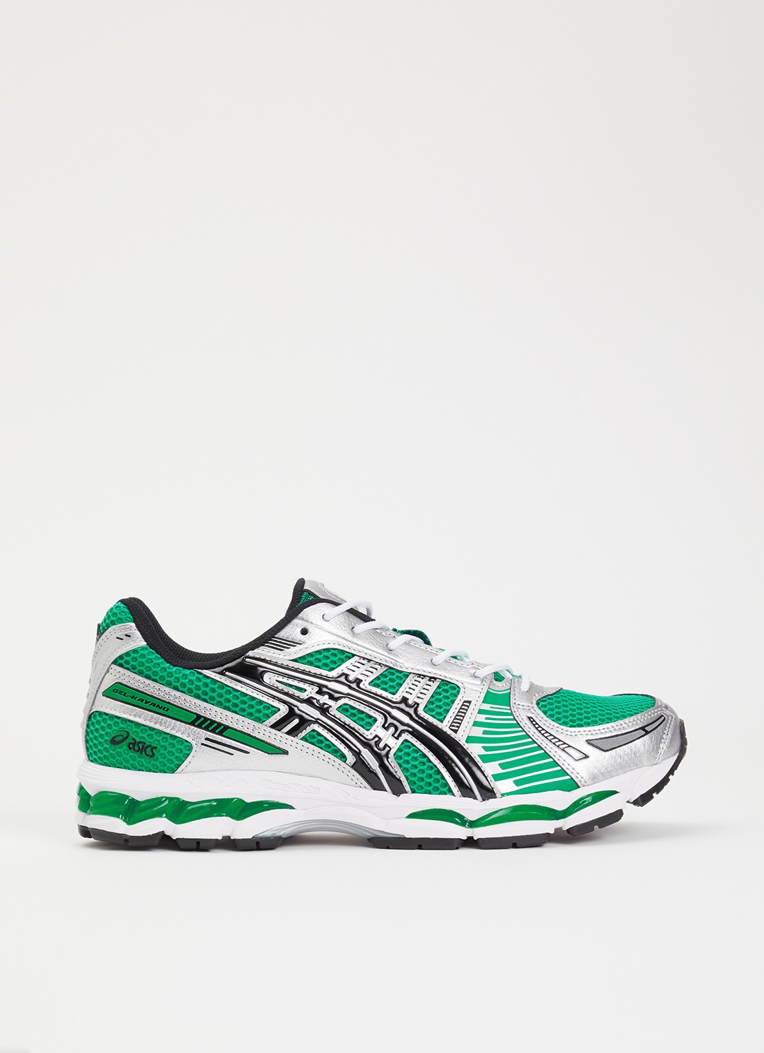 ASICS Gel-Kayano 12.1 sneaker met mesh details - voorkant groen