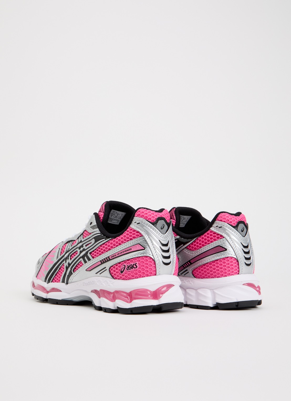 ASICS Gel-Kayano 12.1 sneaker met mesh en metallic details - achterkant 5 fuchsia