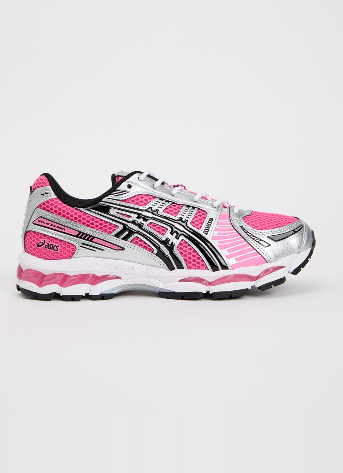ASICS Gel-Kayano 12.1 sneaker met mesh en metallic details - voorkant 4 fuchsia