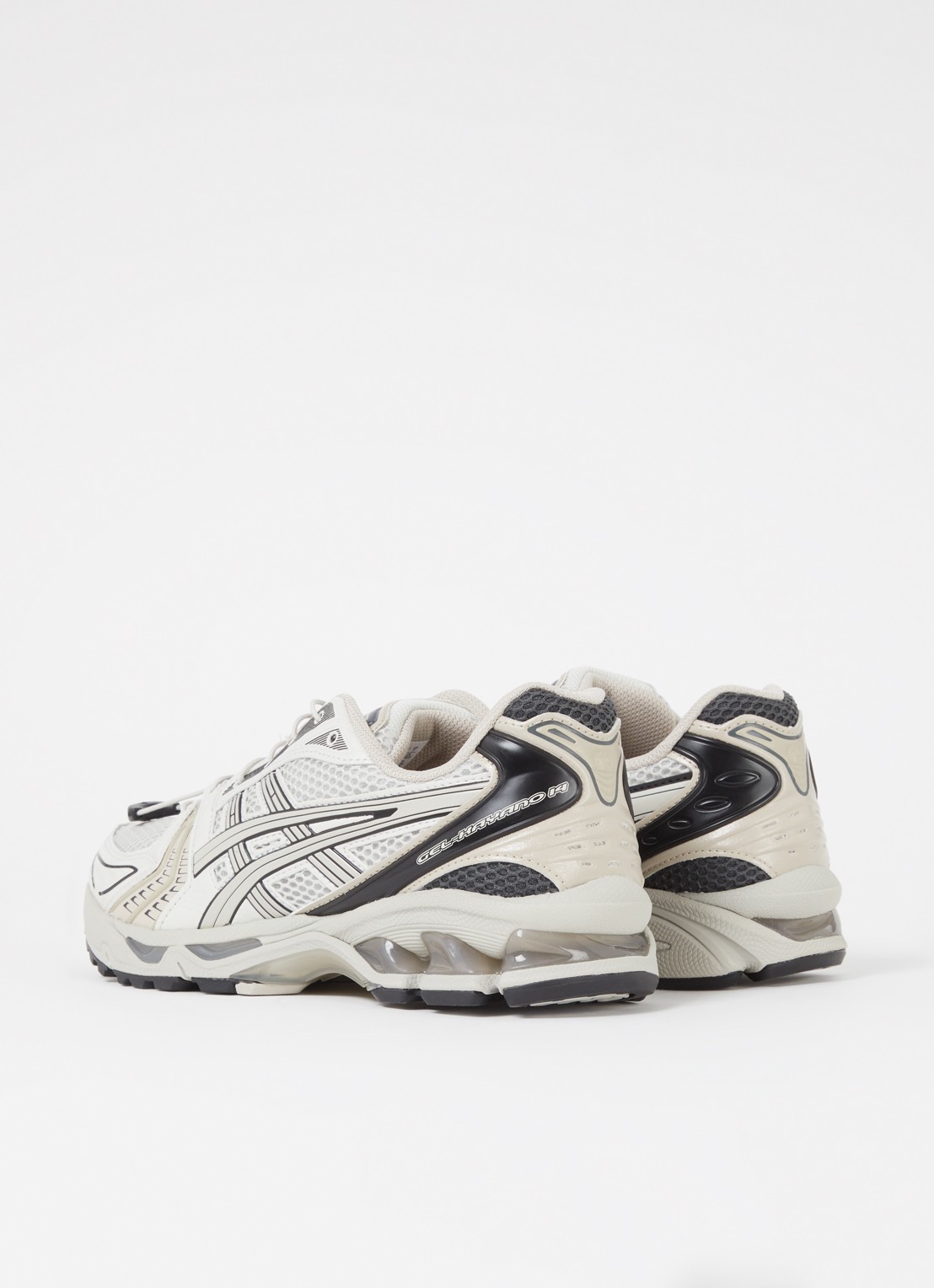 ASICS Gel-Kayano 14 sneaker met leren details - achterkant 4 beige