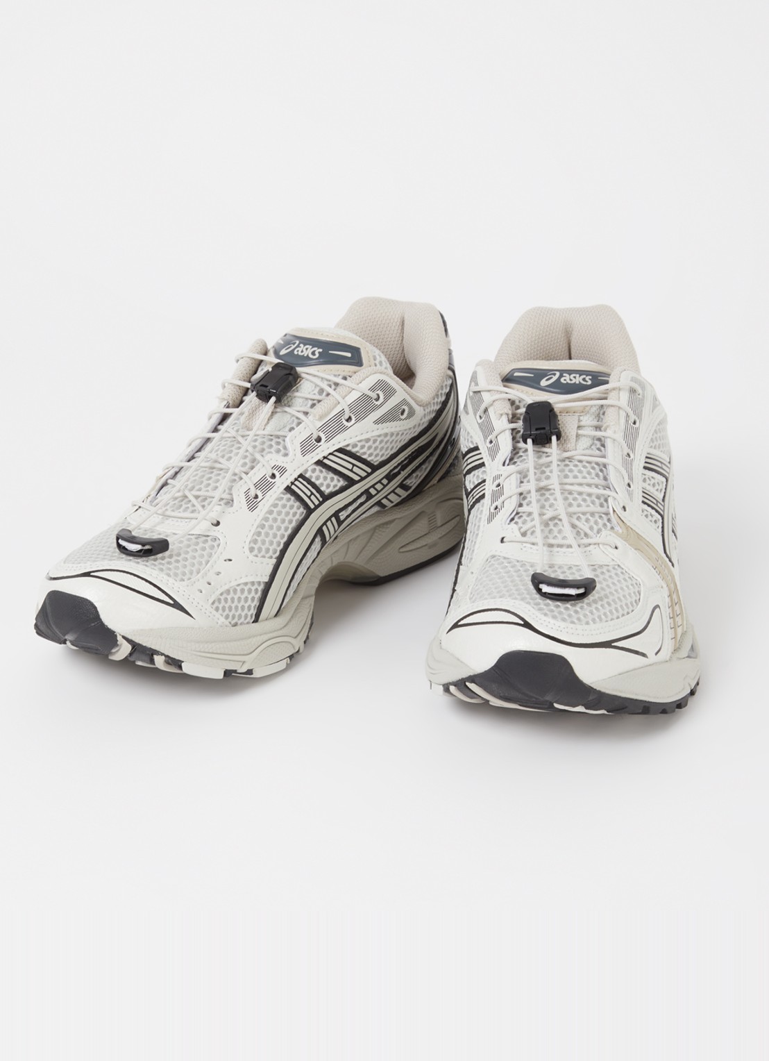 ASICS Gel-Kayano 14 sneaker met leren details - detail beige