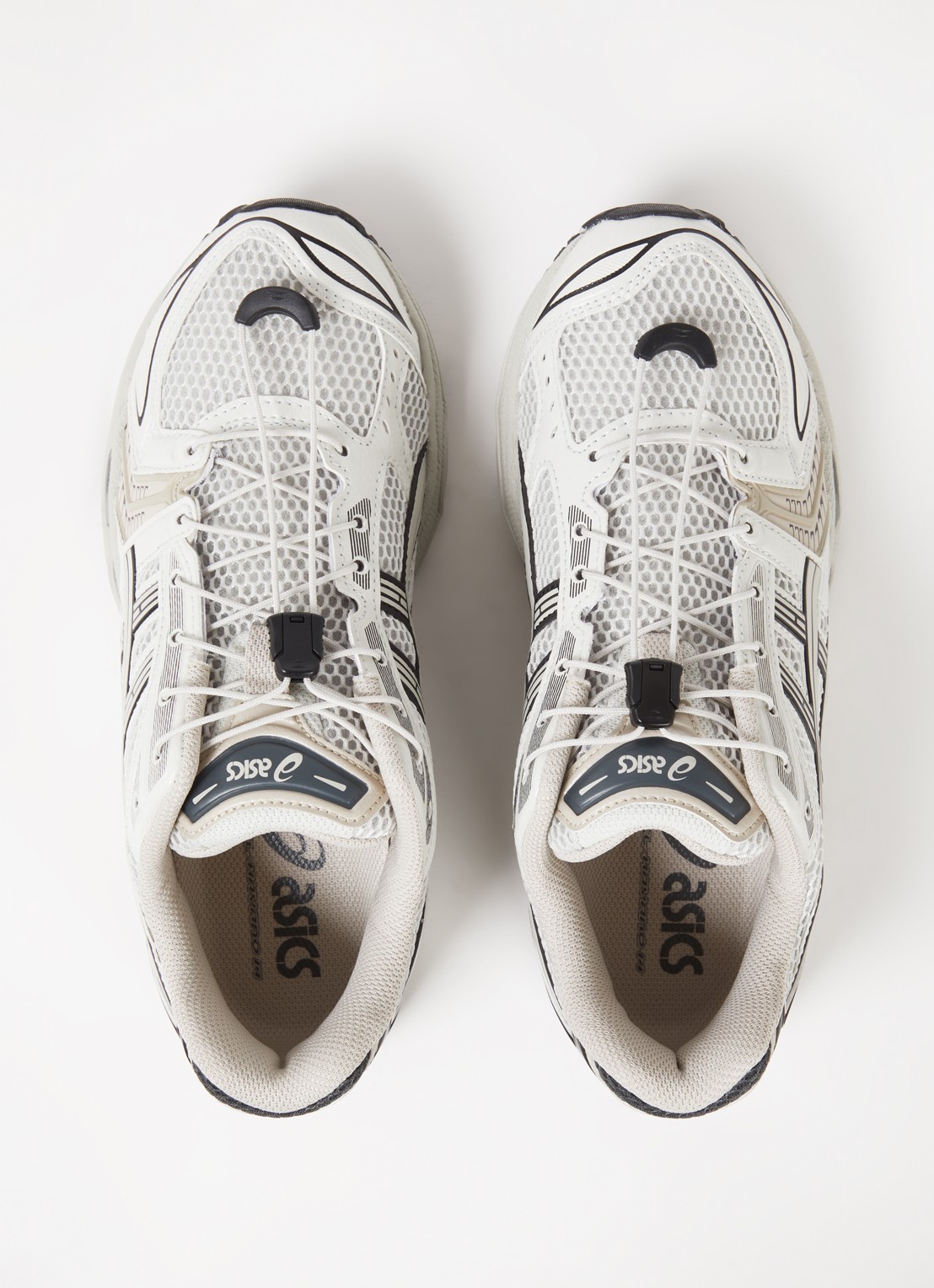 ASICS Gel-Kayano 14 sneaker met leren details - detail 2 beige