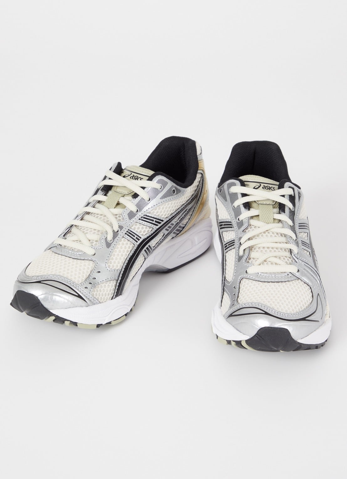 ASICS Gel-Kayano 14 sneaker met mesh details - detail zilver