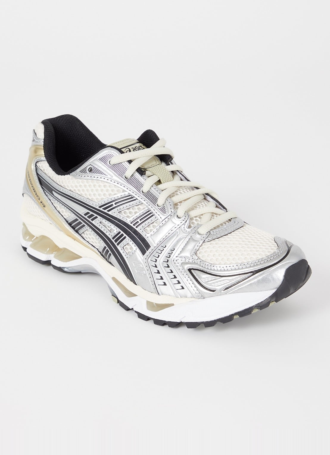 ASICS Gel-Kayano 14 sneaker met mesh details - voorkant 5 zilver