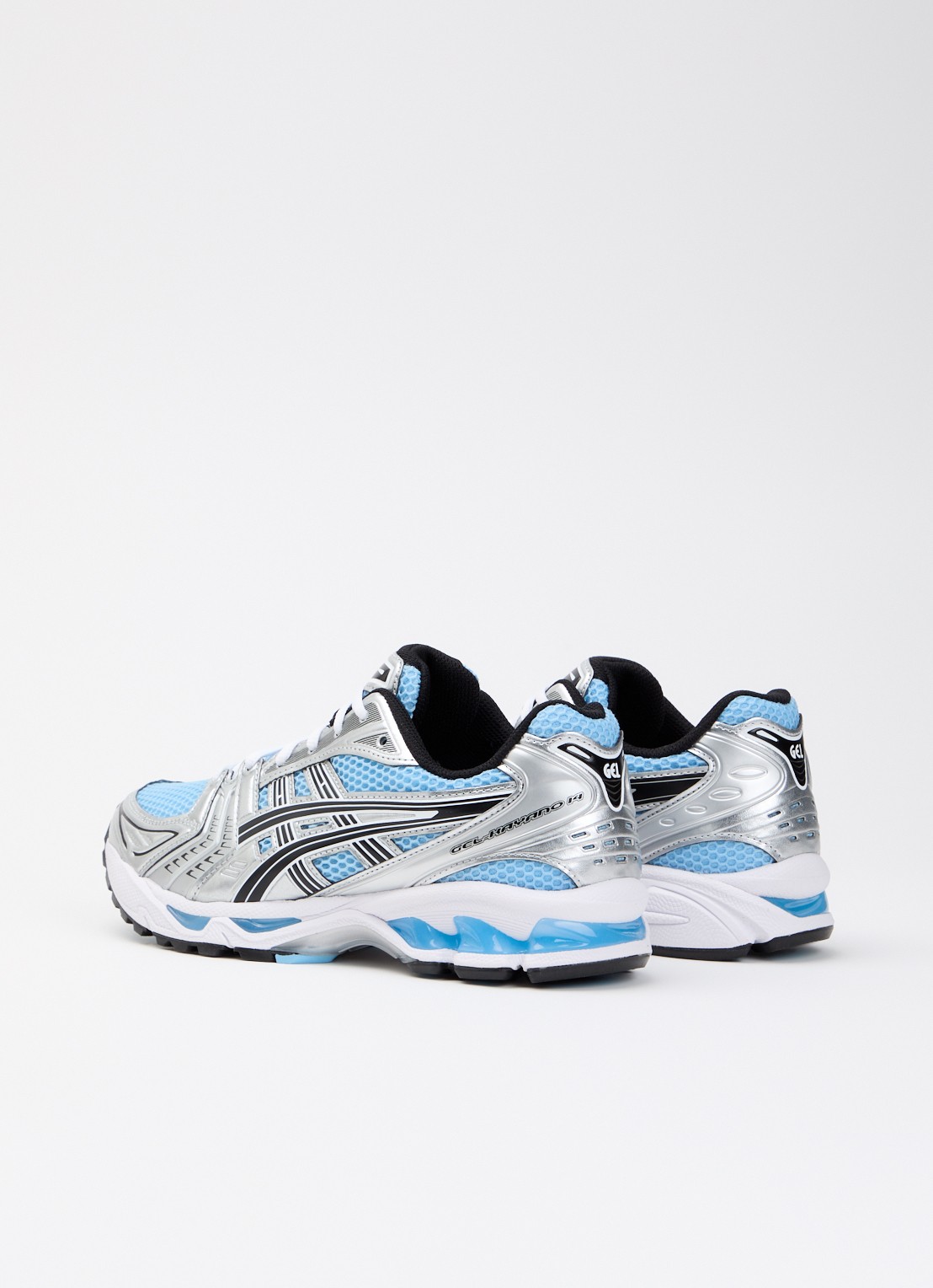 ASICS Gel-Kayano 14 sneaker met mesh details - achterkant 5 lichtblauw