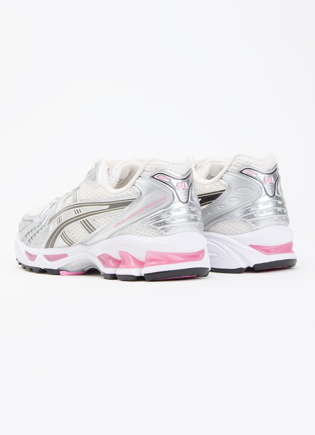 ASICS Gel-Kayano 14 sneaker met mesh details - achterkant 5 zilver