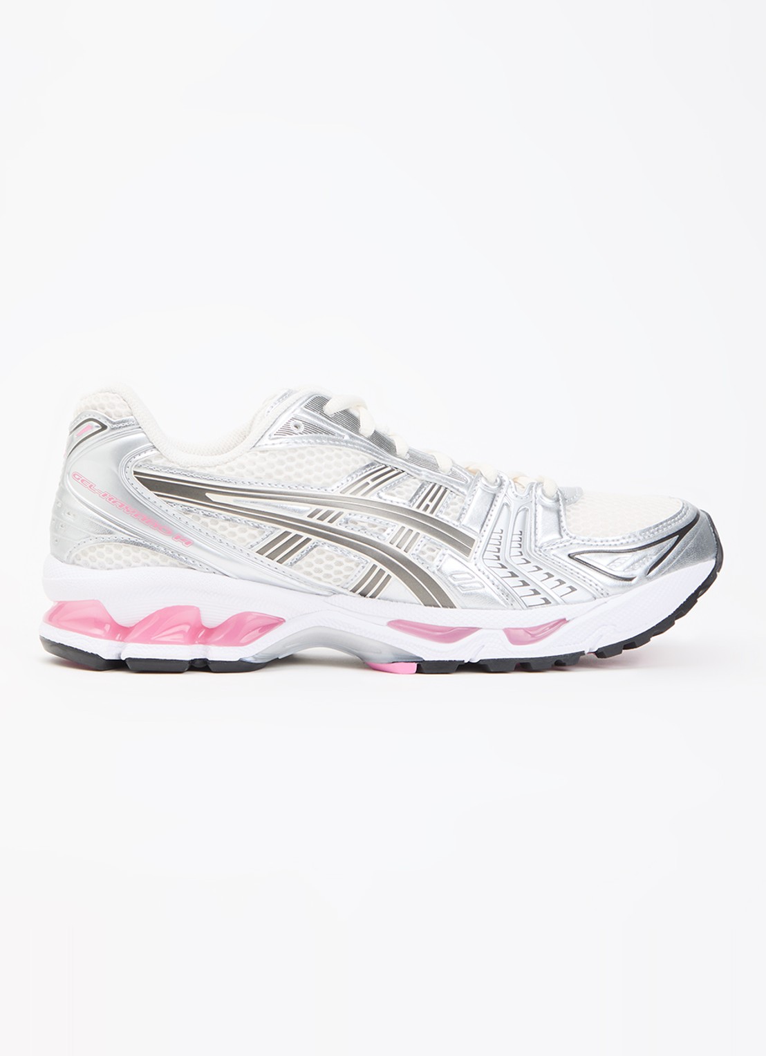 ASICS Gel-Kayano 14 sneaker met mesh details - voorkant zilver