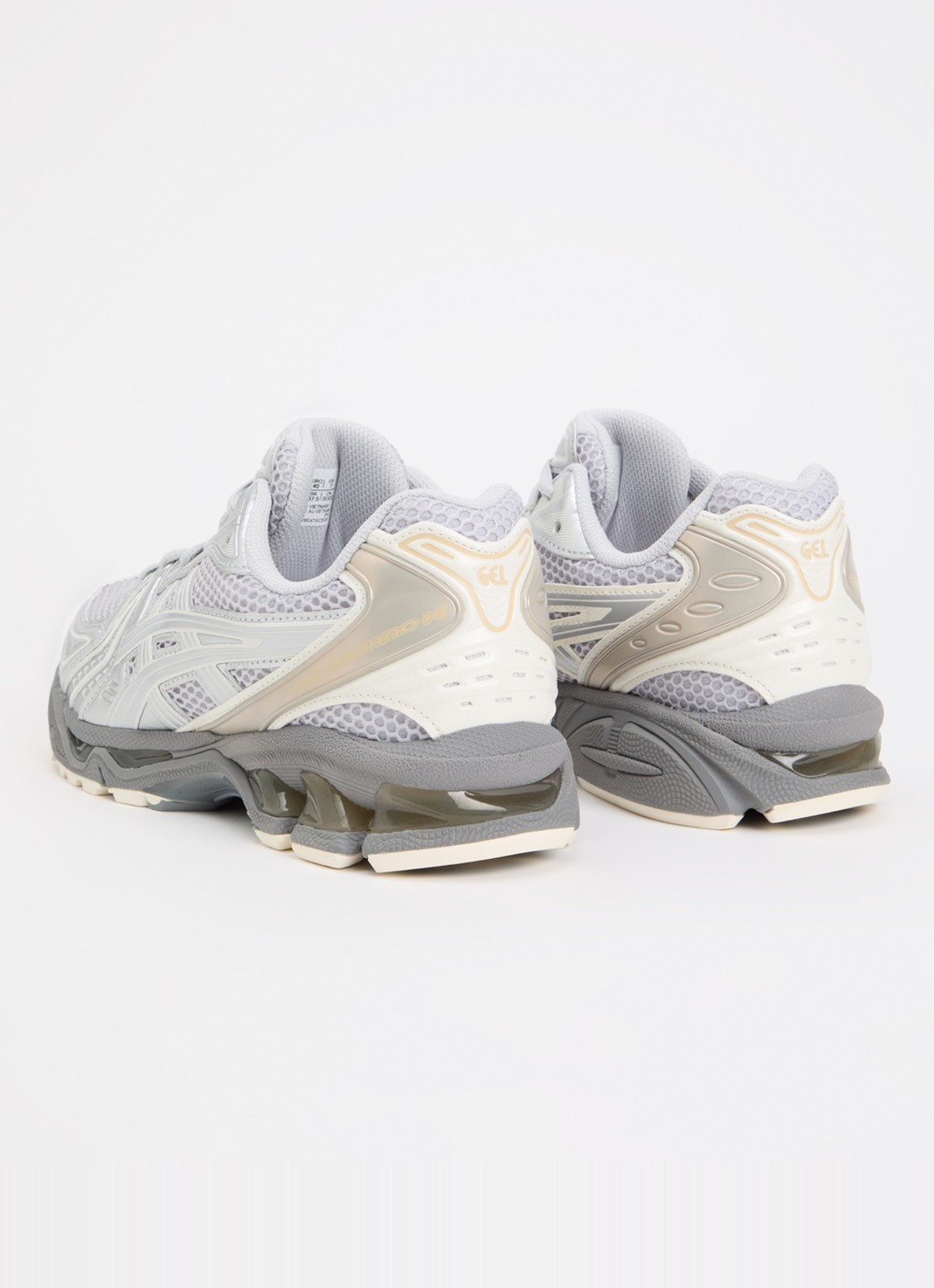 ASICS Gel-Kayano 14 sneaker met mesh details - achterkant 2 grijs