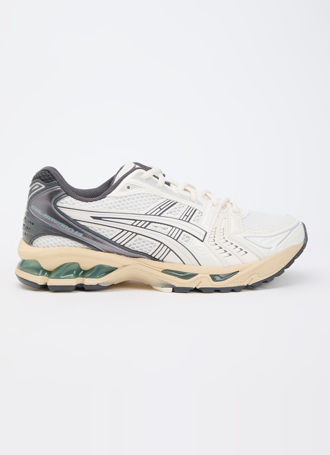 ASICS Gel-Kayano 14 sneaker met mesh details - voorkant 5 creme
