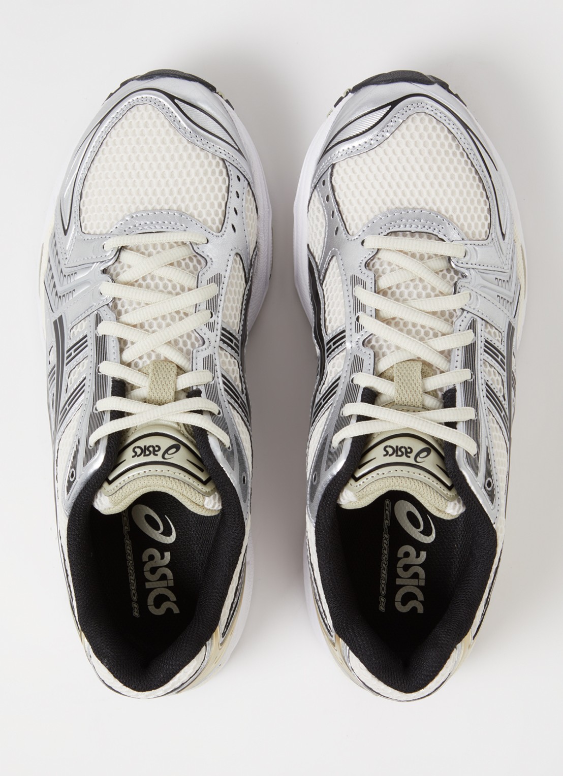 ASICS Gel-Kayano 14 sneaker met mesh details - detail 4 zilver