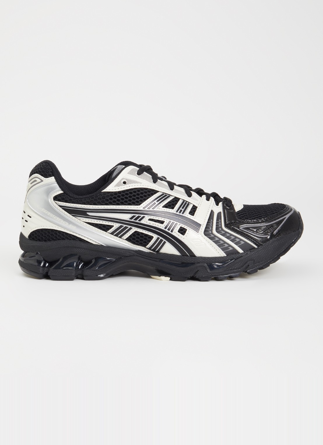 ASICS Gel-Kayano 14 sneaker met mesh details - voorkant 4 zwart