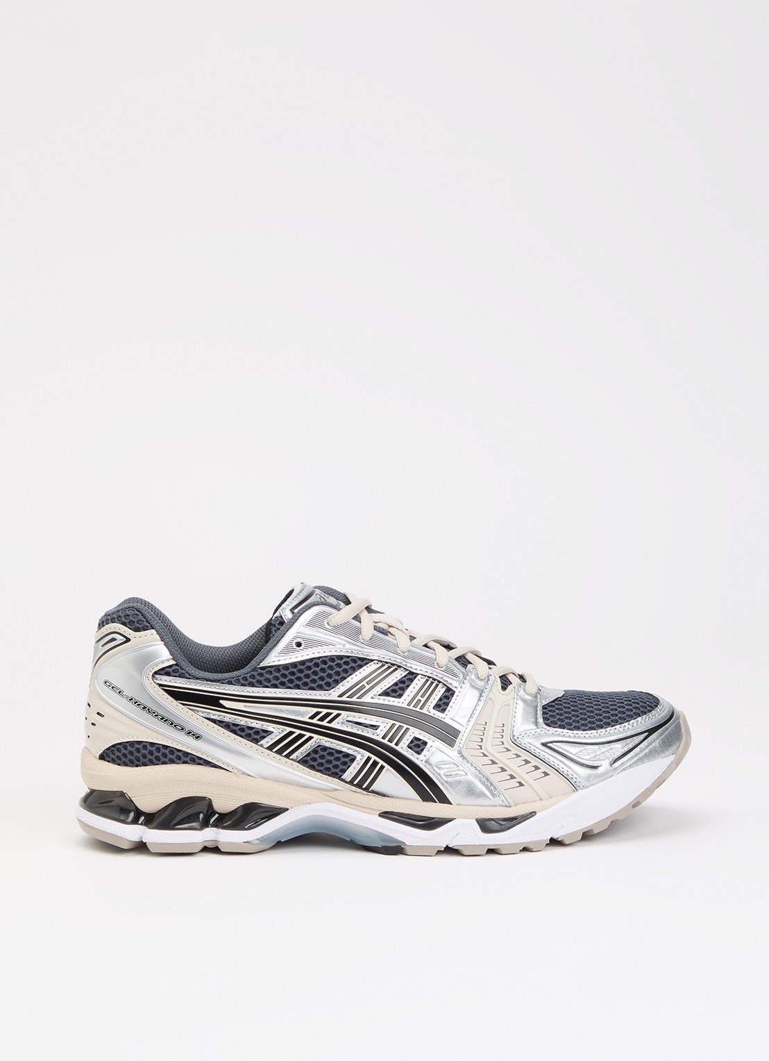 ASICS Gel-Kayano 14 sneaker met mesh details - voorkant 4 grijs