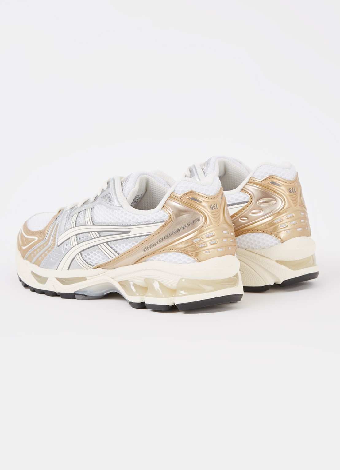ASICS Gel-Kayano 14 sneaker met mesh en metallic details - achterkant 2 goud