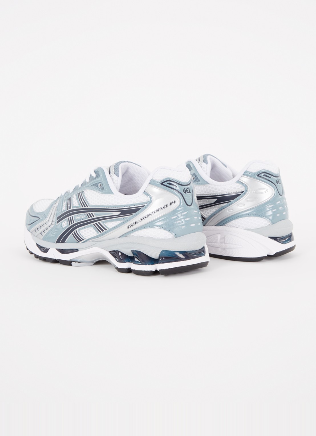 ASICS Gel-Kayano 14 sneaker met mesh en metallic details - achterkant 4 wit