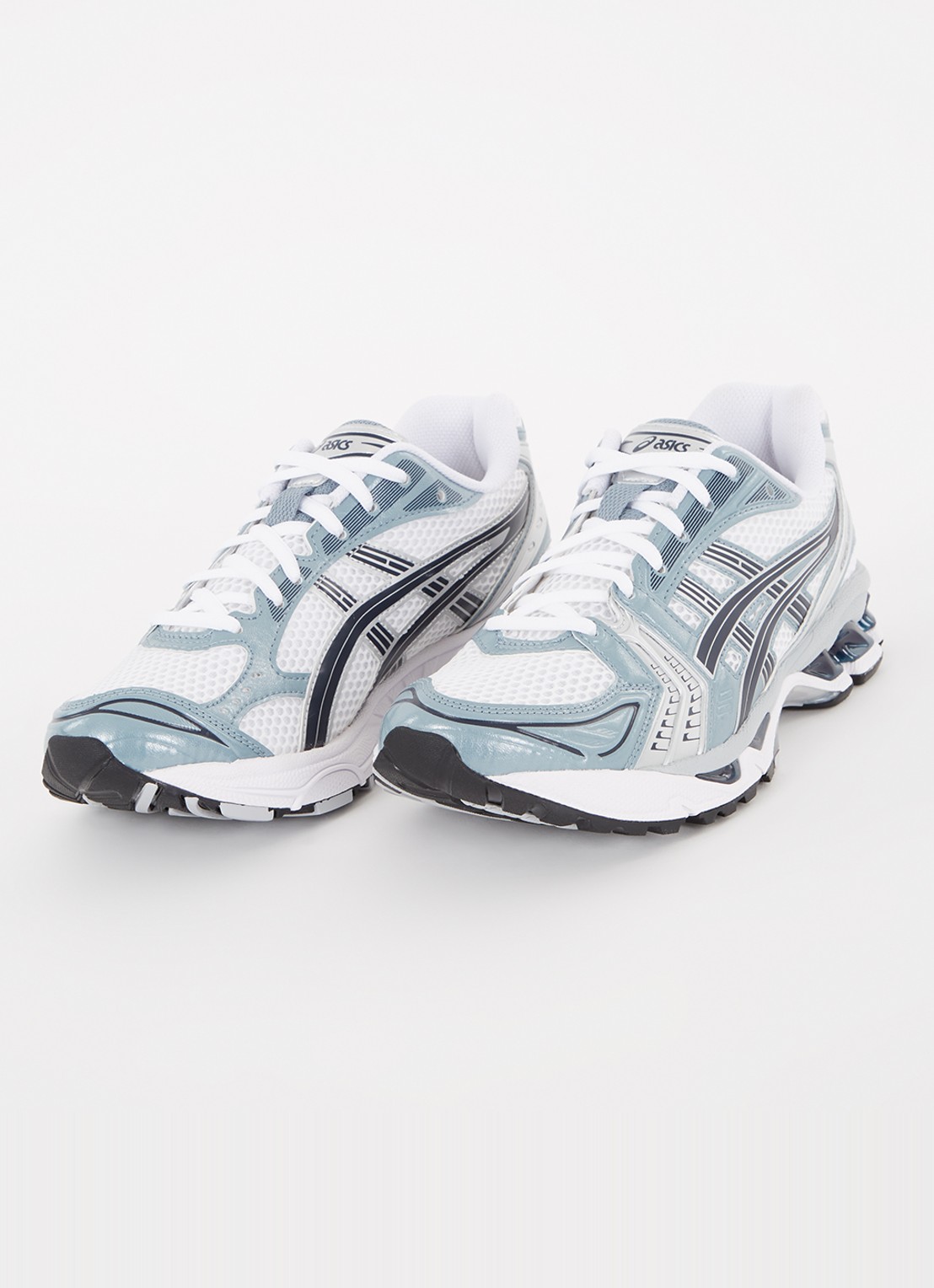 ASICS Gel-Kayano 14 sneaker met mesh en metallic details - detail wit