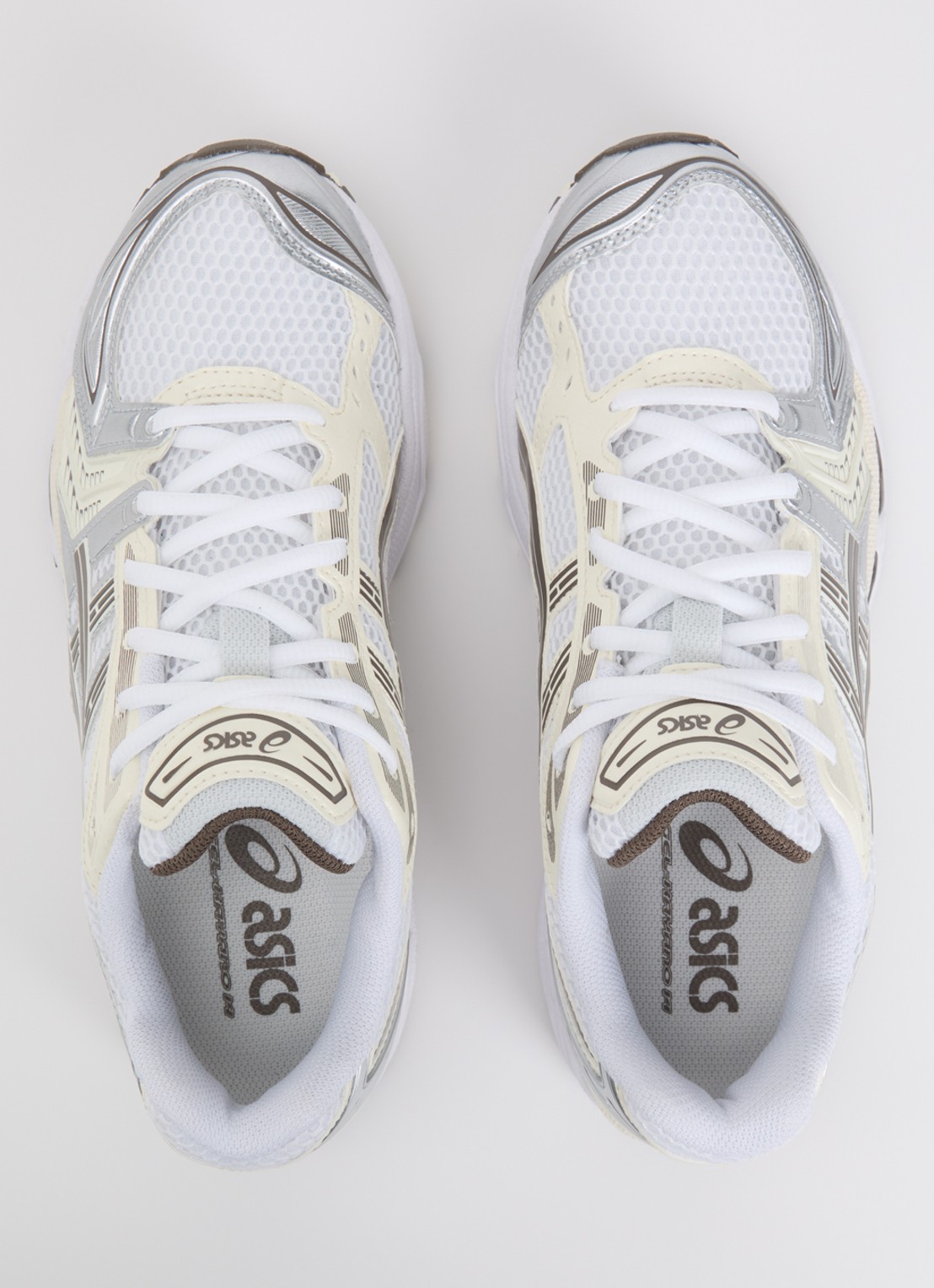 ASICS Gel-Kayano 14 sneaker met mesh en metallic details  - detail 4 wit