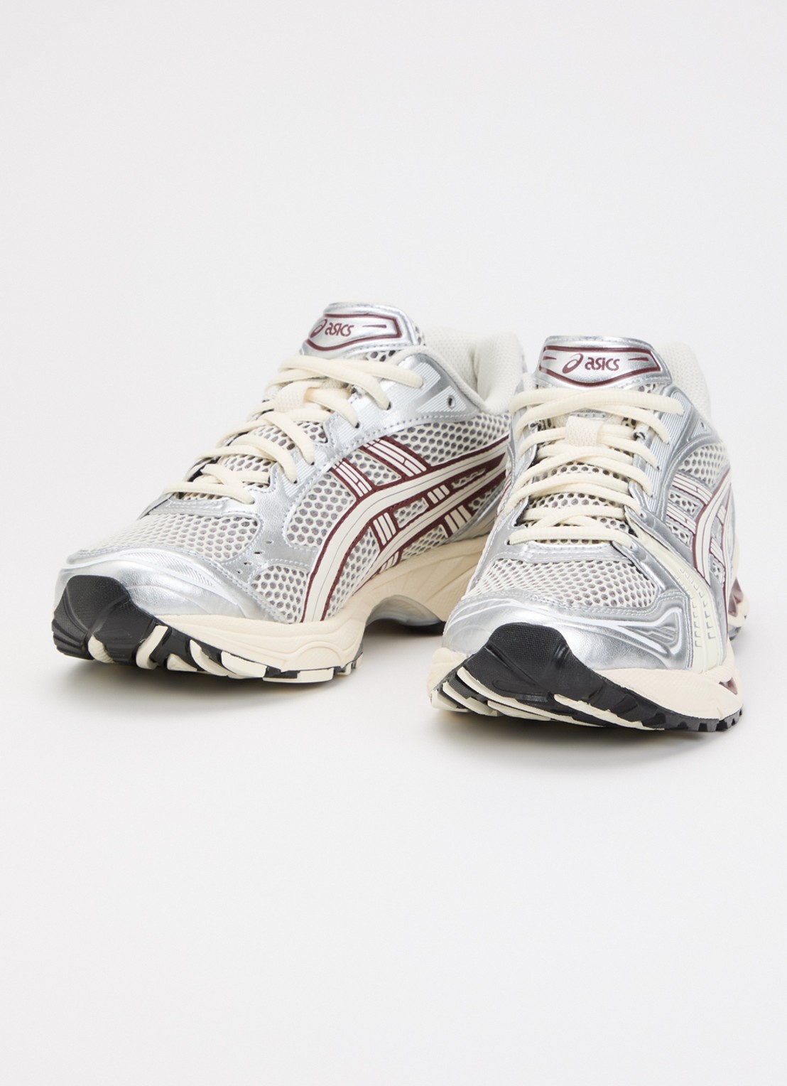 ASICS Gel-Kayano 14 sneaker met mesh en metallic details - detail 3 ivoor