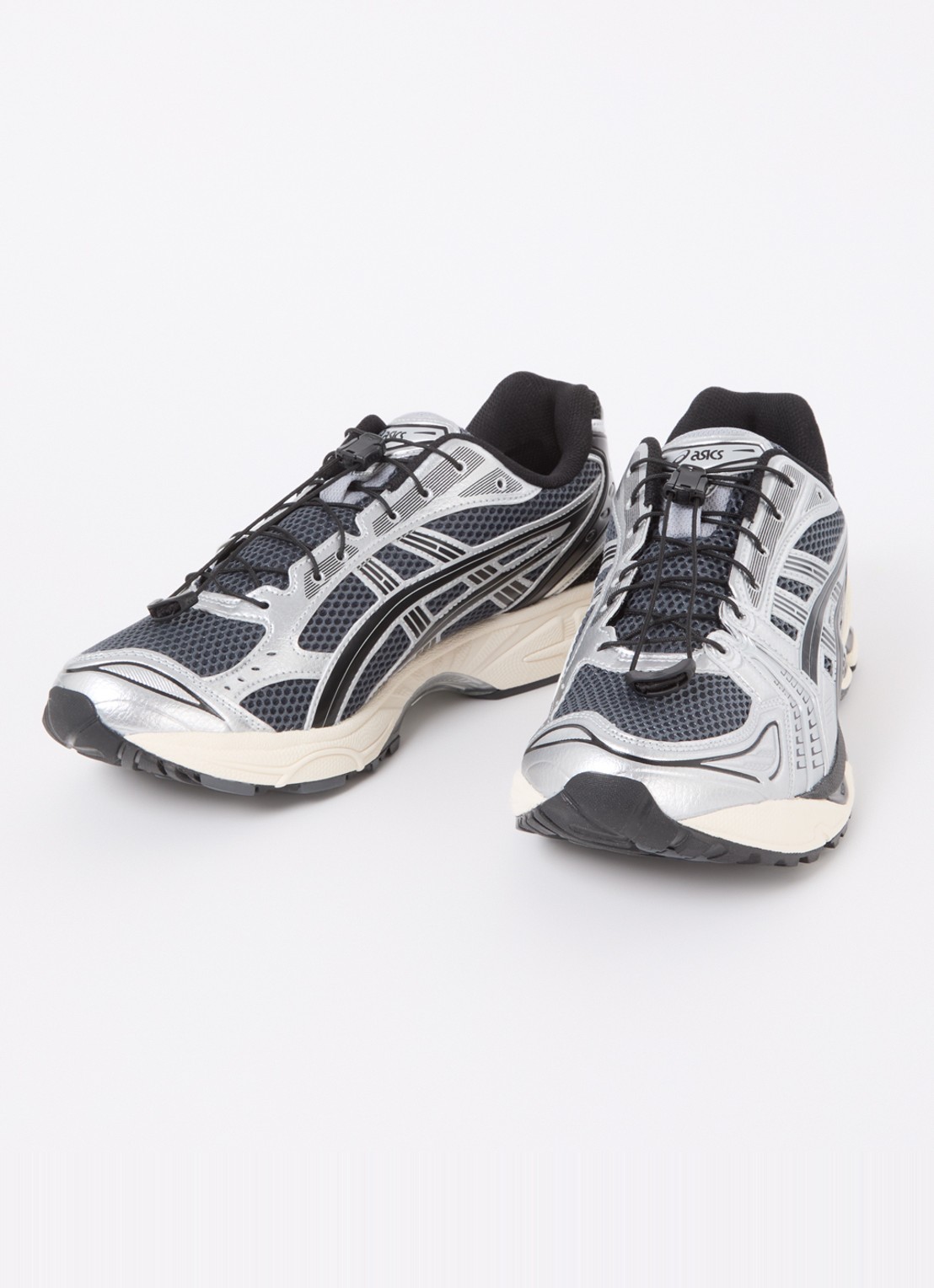 ASICS Gel-Kayano 14 sneaker met mesh en metallic details - detail 3 zwart