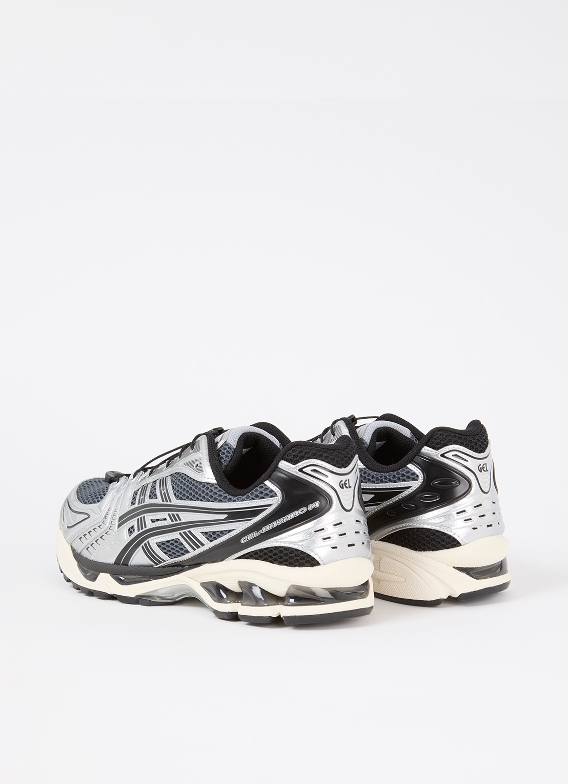 ASICS Gel-Kayano 14 sneaker met mesh en metallic details - achterkant 2 zwart